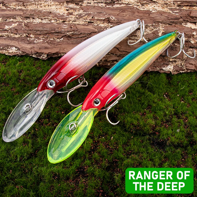 

72,9 г, большая тяжелая жесткая приманка для глубокого дайвинга, рыболовная приманка, приманка для троллона для морского окуня, форели, приманка Pesca, морская вода