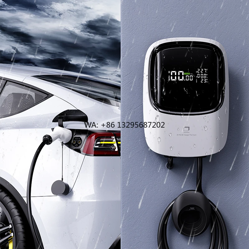 

Новое настенное зарядное устройство для электромобилей мощностью 7 кВт с поддержкой приложения/Wi-Fi, стандарты Type 2 и GBT, класс защиты IP55 для использования в помещении/на улице, однофазное/трехфазное