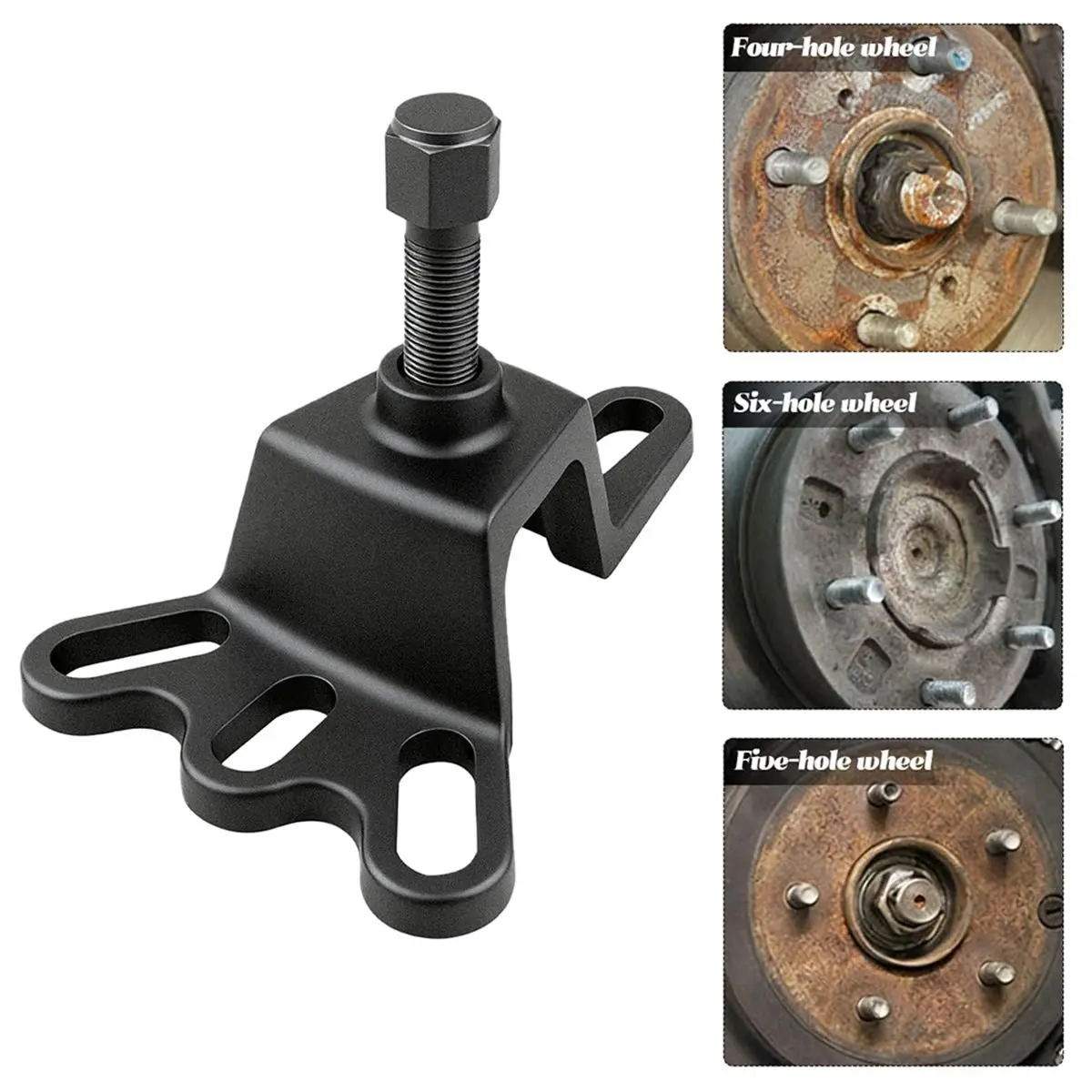 A10R Car Front Hub Installer Puller Tool, Carbon Steel for 3-3/4'' to 4-1/2'', Automotive Front Wheel Removal Accessories