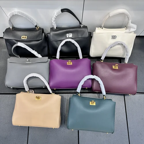 Imagen 2 del producto 2025 marca de lujo Rodeo bolsos de mujer nueva primavera bolsos de cuero genuino para mujer bolsos de moda con hebilla dorada bolsos de hombro para mujer