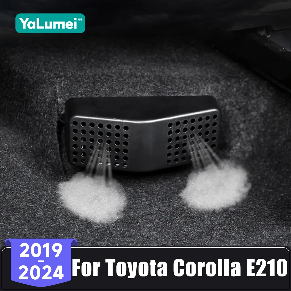 For Toyota Corolla E210 Hybrid 2019 2020 2021 2022 2023 2024 ABS Car Under Seat Outlet Rear Air Vent Grill Grille Duct Cover
