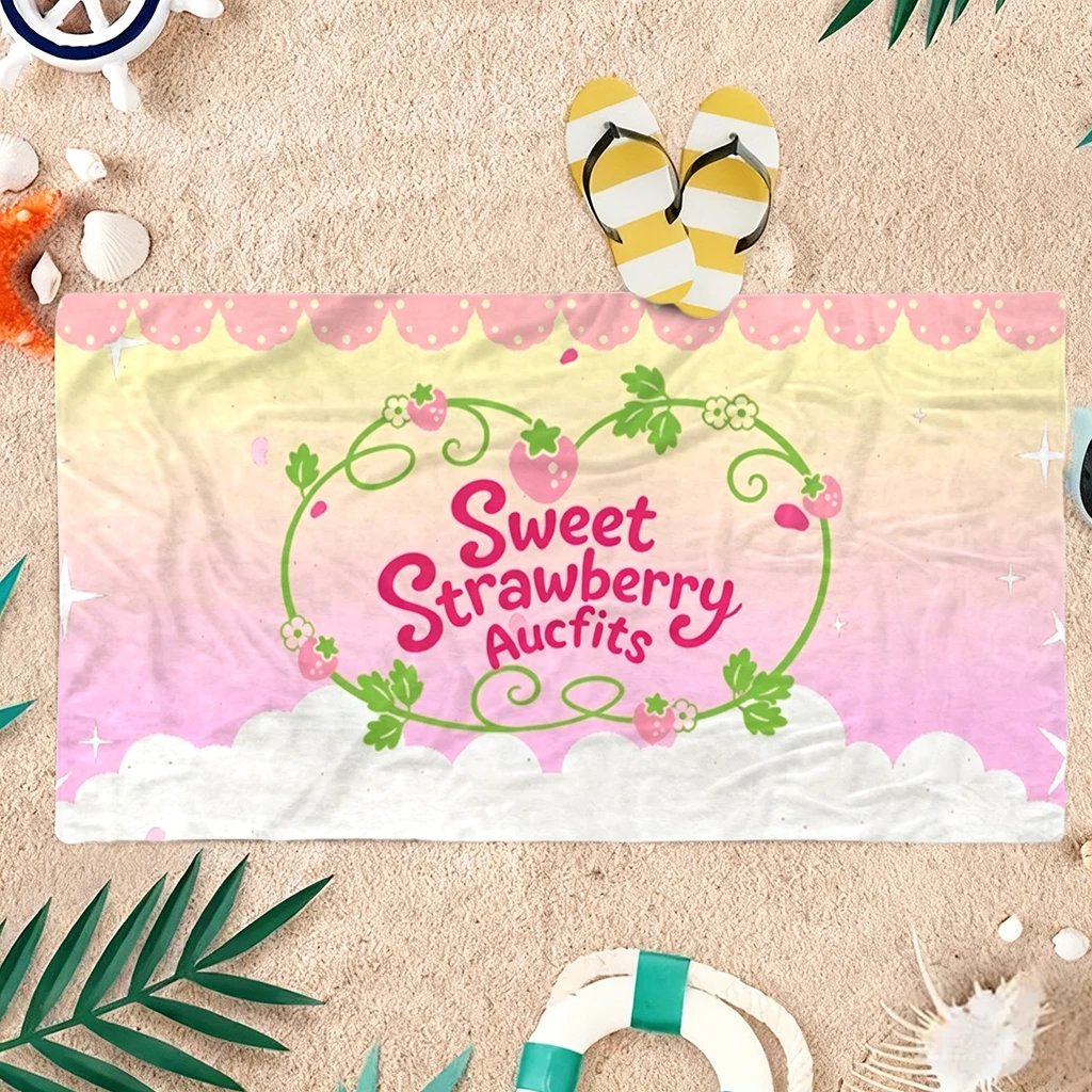 Summer Sweet Strawberry Beach  - Towel Small Sport 评论和价格