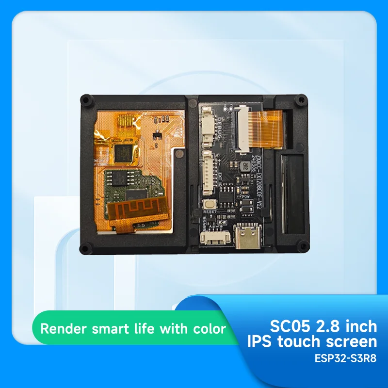 240x320 esp32-s3 touch screen WT32S3-28S PLUS lcd display esp32 display esp32 lcd 2.8inch SC05 Plus Compatible with arduino