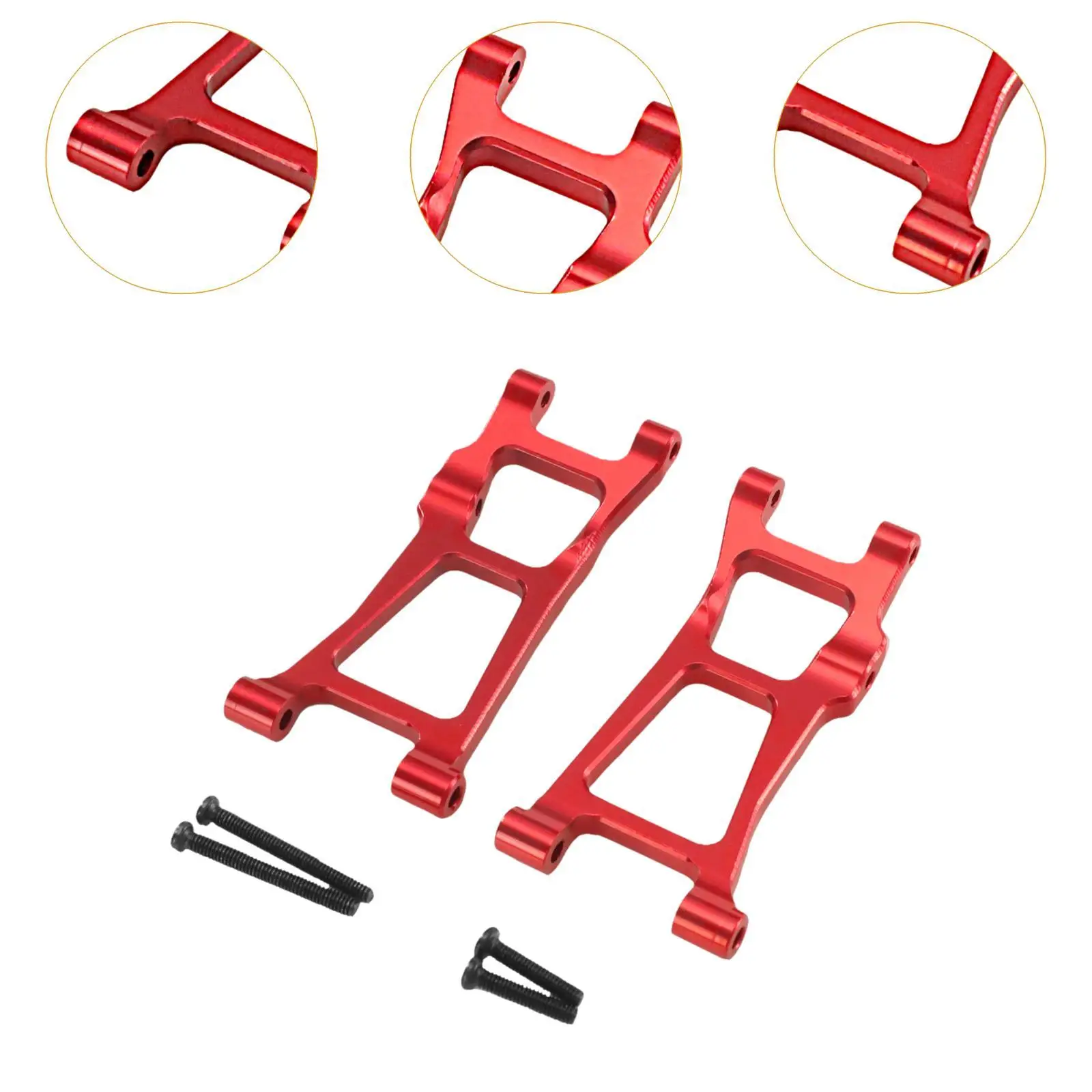 Brazo oscilante inferior trasero RC, brazo de suspensión inferior trasero para coche 1/14 RC 14211, resistente, fácil de instalar, actualización robusta, piezas de repuesto