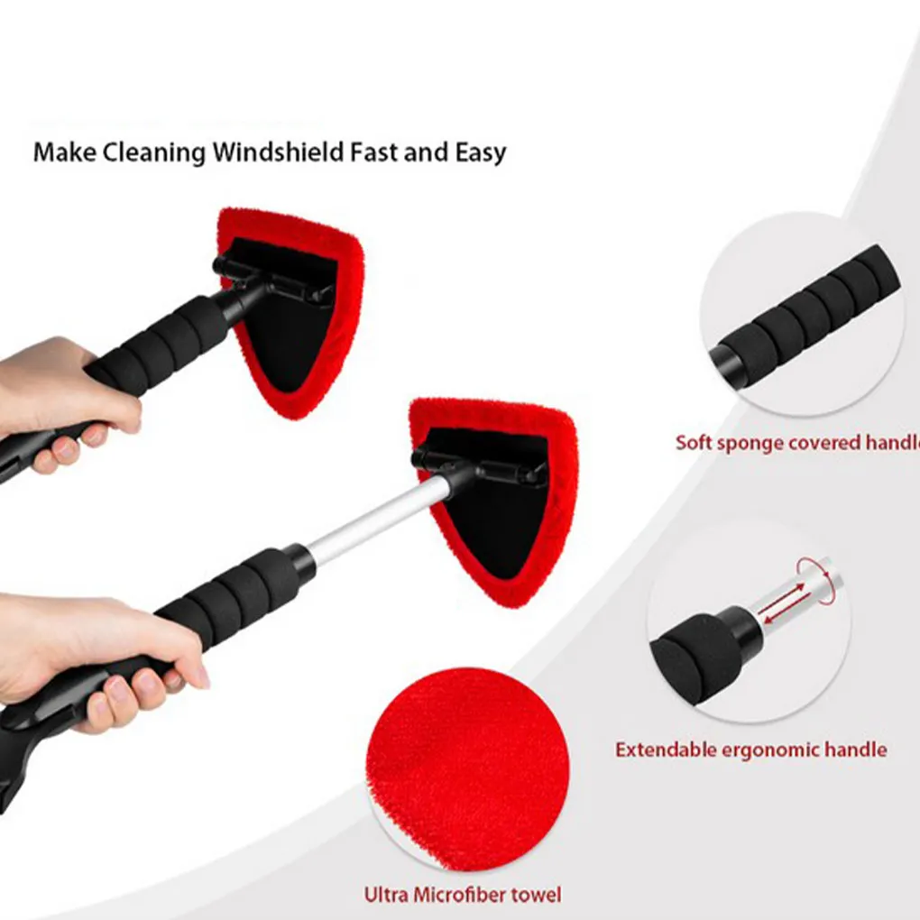 

Car Window Glass Cleaning Tool Windshield Brush Debris Residue Remover Windscreen Washing Wiping Tools Automobile