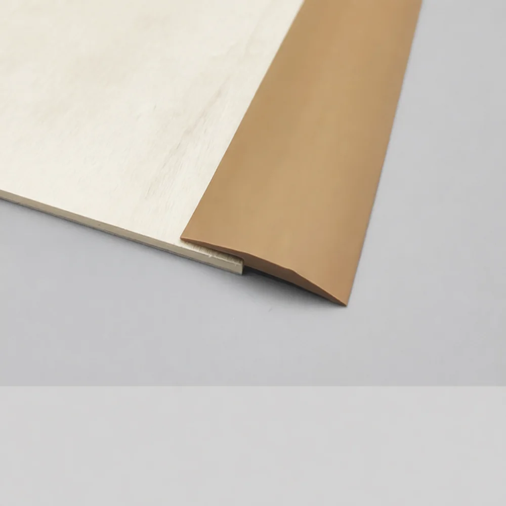 Decorative PVC Flooring Strip Adhesive Threshold Transition Molding For Home Improvement Wood Tile Seam Filler Flexible Edging