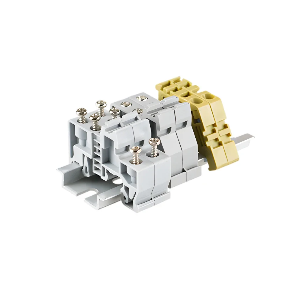 10PCS E/UK And E/UK-2 EW 35 Manufacturer End Stop For UK And SAK Terminal Blocks Din Rail End Bracket