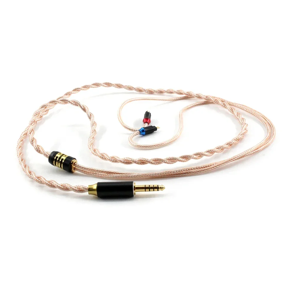 

1.2m HIFI Double Shielded Copper Silver Mixed Cable LITZ Upgrade Headphone Cable For MMCX Or 2PIN 0.78 Cable