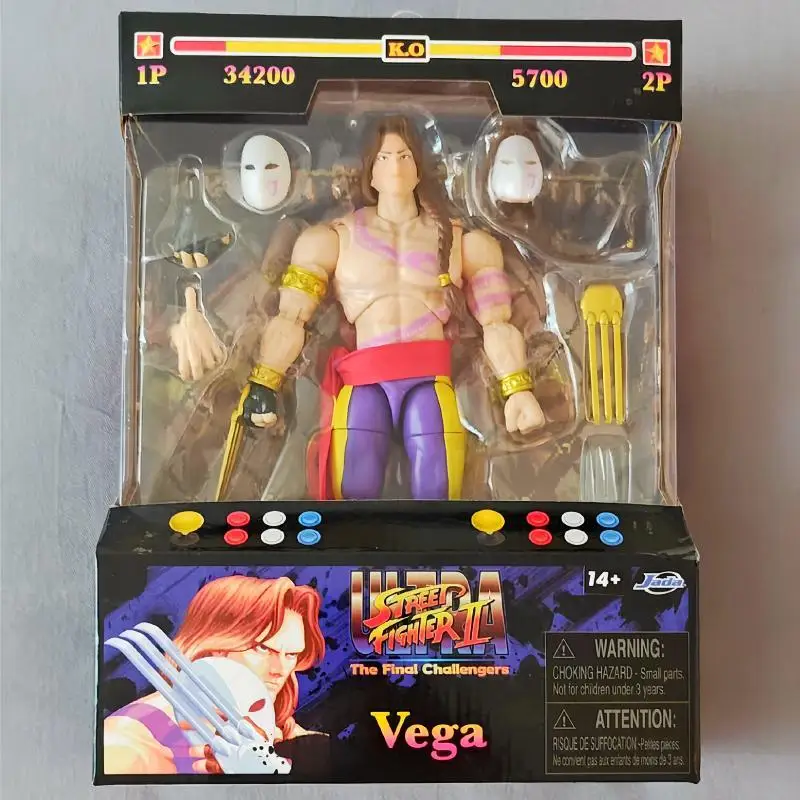 

In Stock Genuine Jada Street Fighter Balrog Vega Anime Figure The Final Challengera Vega Action Figure Street Fighter Toys Gifts
