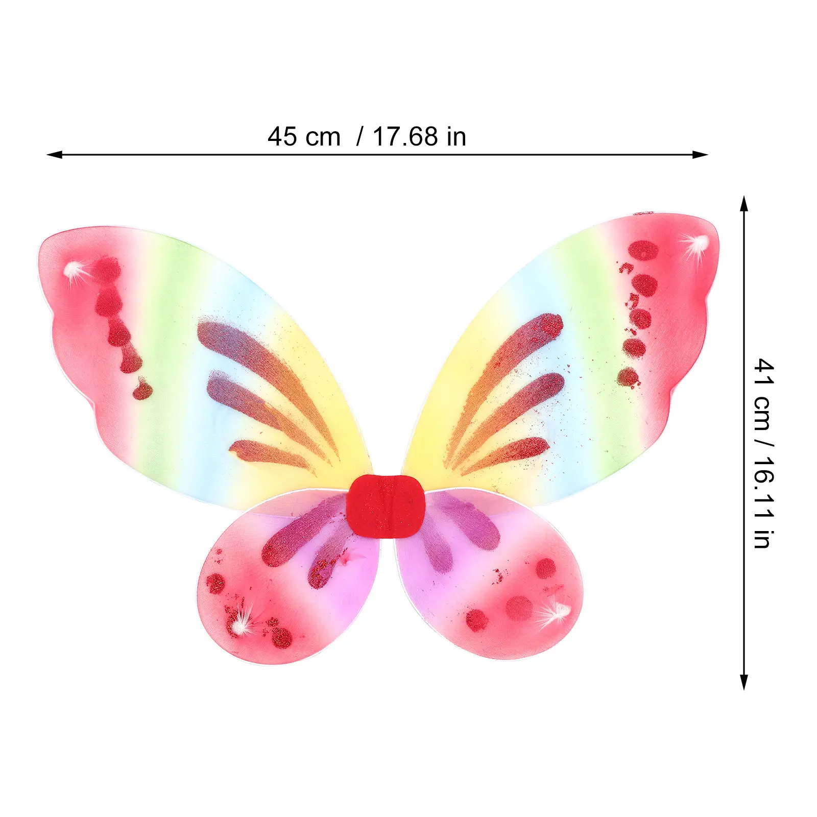 Ailes de papillon d'ange pour ailes de fée, 1 pièce, Costume de fête Cosplay, accessoire de décoration, ailes de papillon pour femmes, Festival