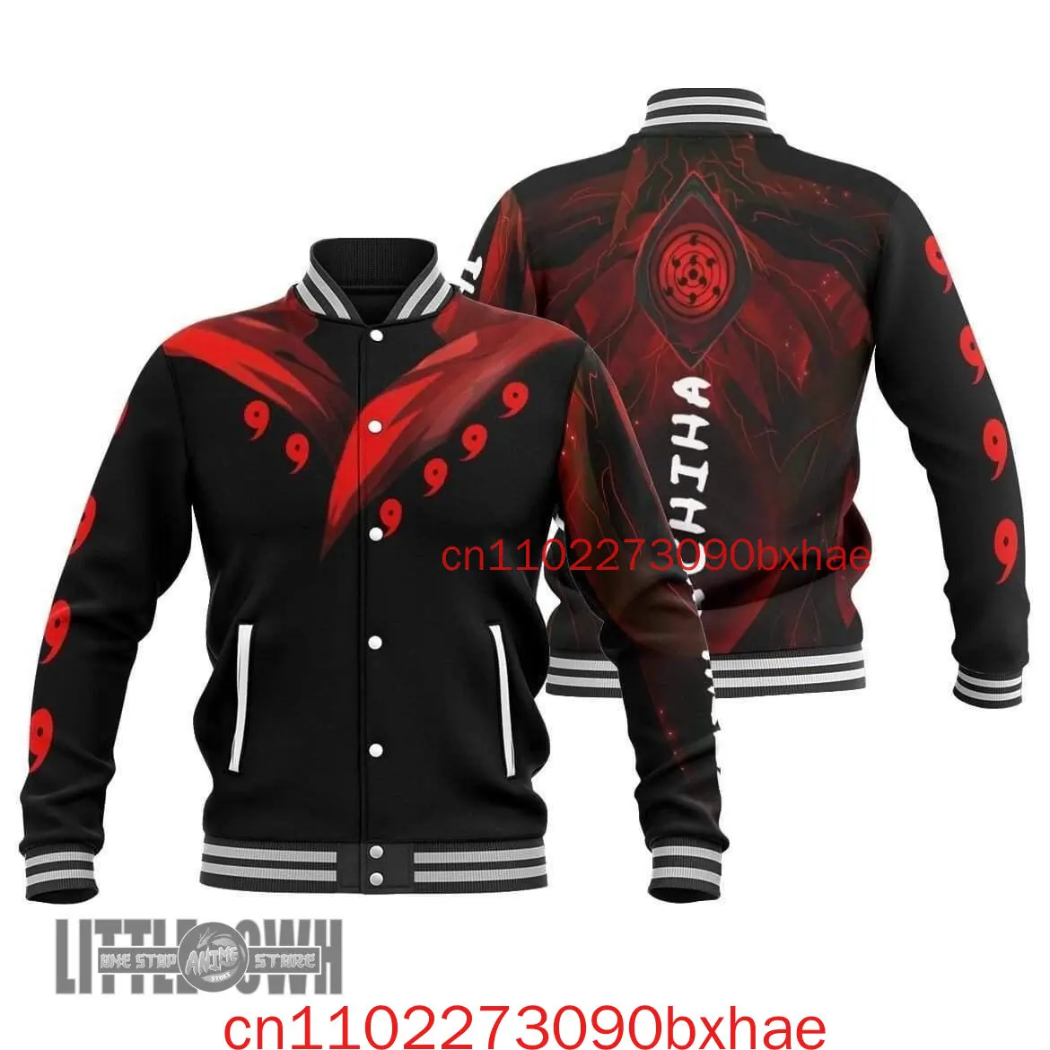 2026 جديد ثلاثية الأبعاد مطبوعة ناروتو البيسبول سترة الشارع الاتجاه أكاديمية نمط الرجال النساء والأطفال السترات