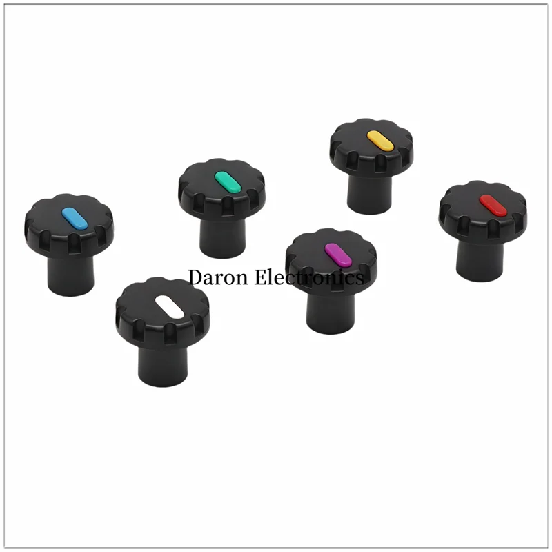 10PCS Two-color plastic knob 15*14 Potentiometer knob cap Volume adjustment switch cap