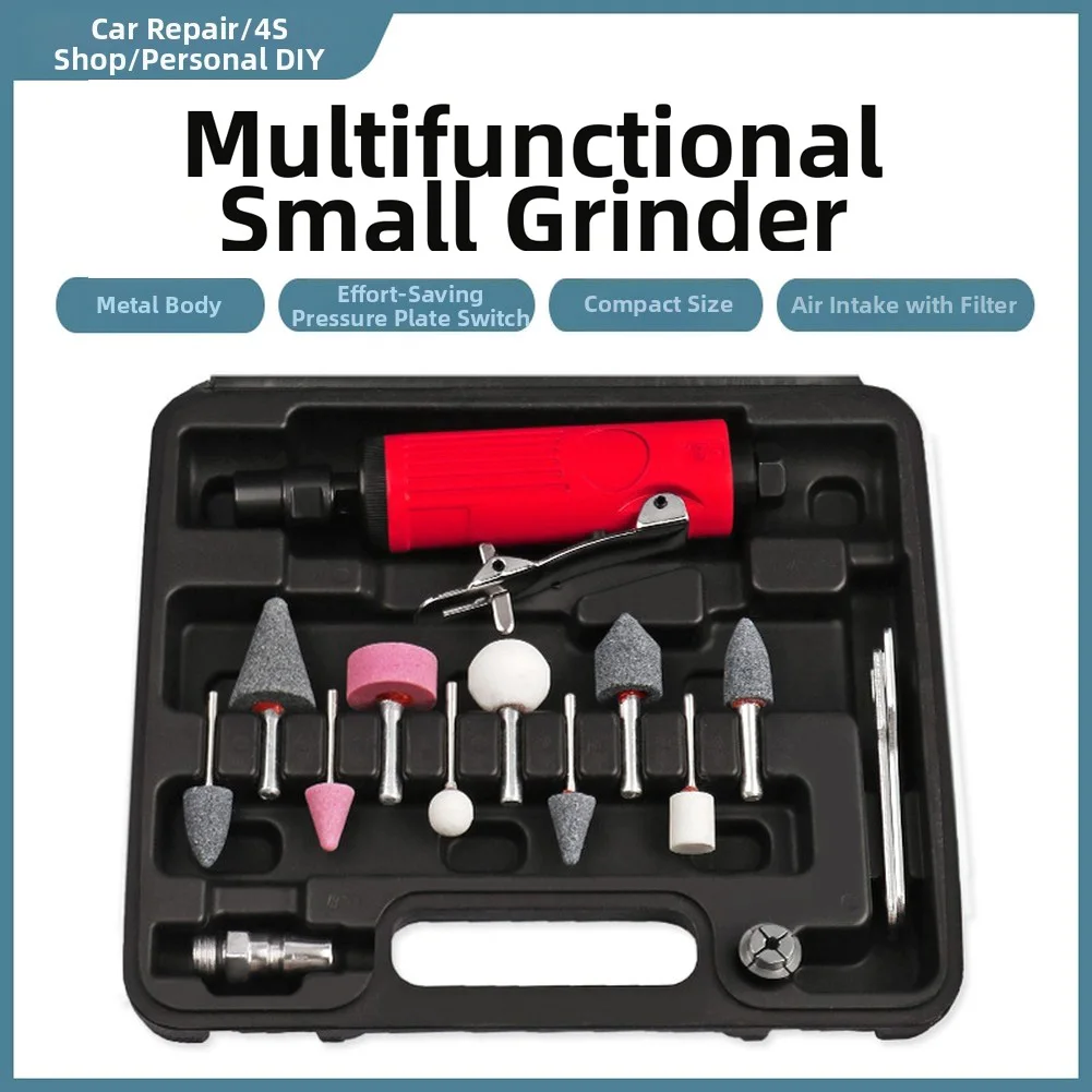 10Pcs Air Grinder Set 3mm 6mm Collet Chromium Vanadium Steel For Metal Polishing Engraving Pneumatic Tool