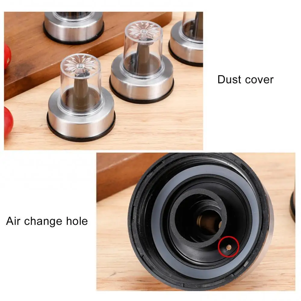 Vinegar Bottle Stainless Steel Kitchen Tools 2Pcs 45mm Wine Pourer Head Oil Vinegar Bottles Stoppers Pourers Plugs Dispensers