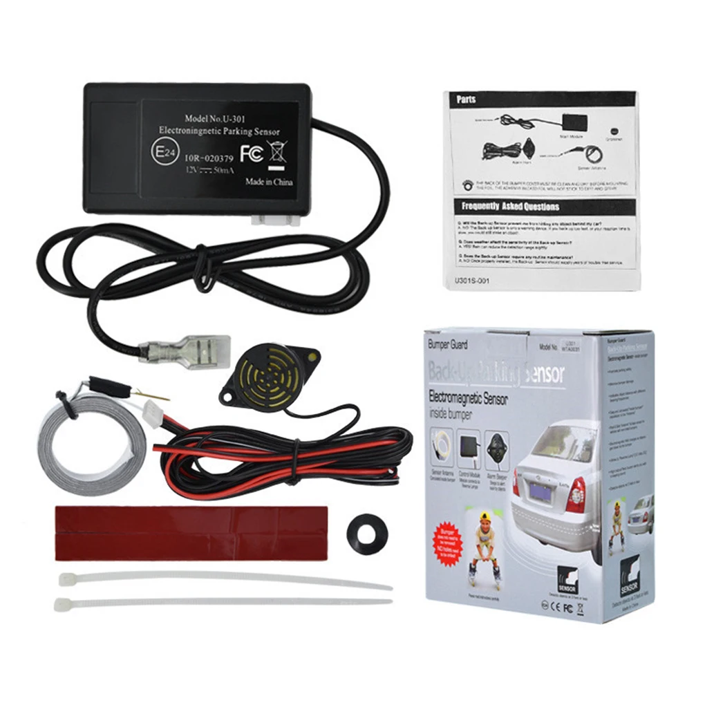 Car Backup Sensor Set Parking Sensor 12V Safety Anti-Collision Electromagnetic Auto Alarm System Car Accessory