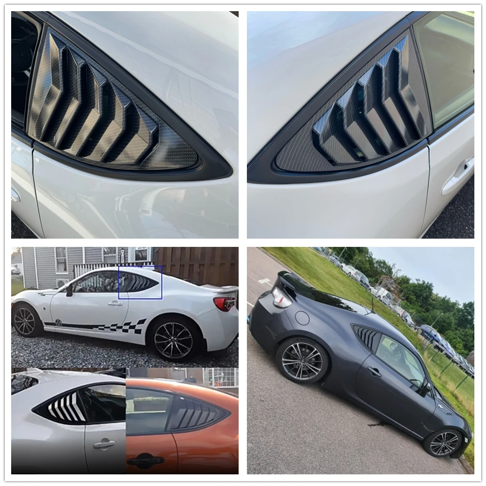 إطار خلفي مثلث كوة غطاء مصراع الديكورات لتويوتا 86 GT86 لسوبارو BRZ 2013 2014 2015 2016 2017-2020 اكسسوارات السيارات