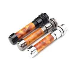 NooNRoo Down Locking Fly Wood Reel Seat Aluminum and Wood Fishing Rod Building, DIY Repair 20g per Pcs