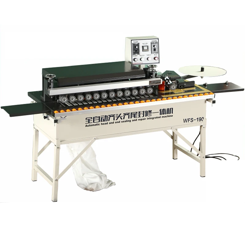 Woodworking Automatic Edge Banding Machine Small Home Improvement Curved Line Edge Banding Trimming Machine