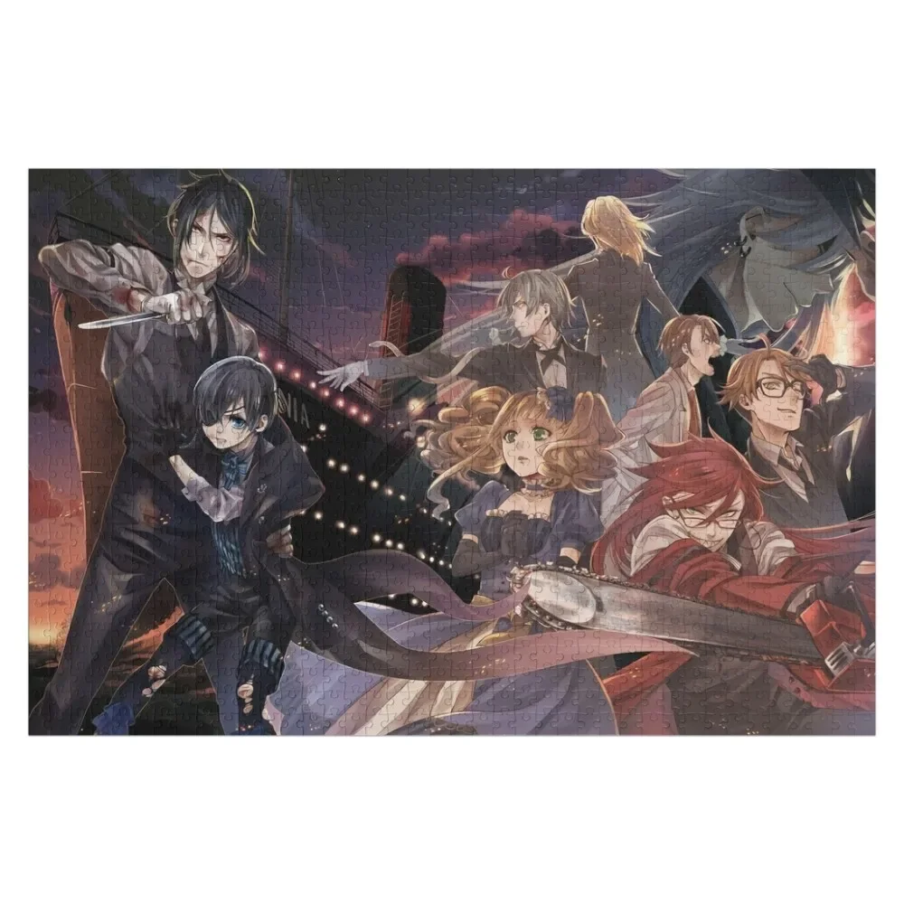 

Black Butler Movie Jigsaw Puzzle For Children Personalised Toys Wood Animals Puzzle