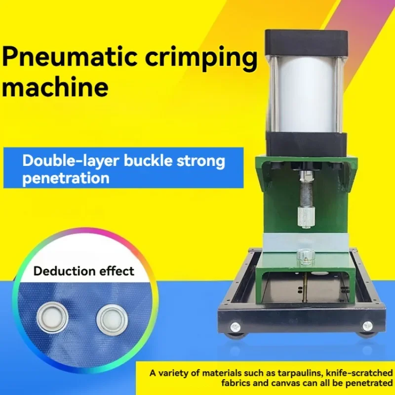 Pneumatic Eye-punching Machine Pneumatic Button-pressing Machine for PVC Tarpaulin Transparent Curtains KT Board Fasteners
