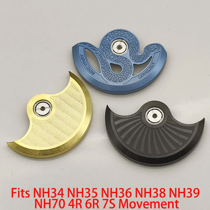 Rotor de marteau automatique, mouvement NH35 NH36, adapté pour 4R 6R 7S26 NH70 NH34 NH35 NH36 NH38 NH39, pièces de rechange pour montre pour hommes
