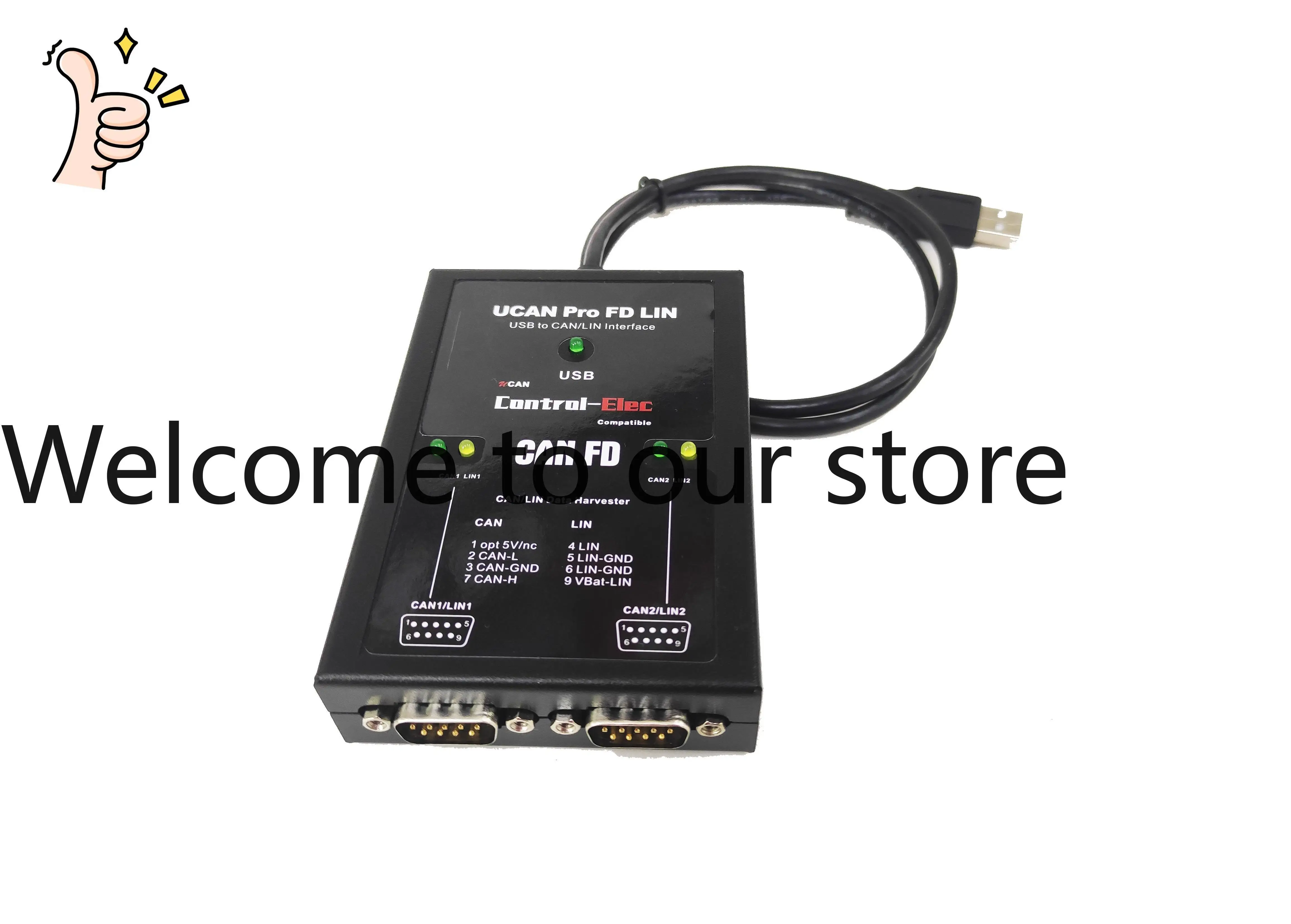 

Анализатор LIN 004061 двухканальный, совместимый с LINFDCANFD, USB ProUCANPCAN Bus