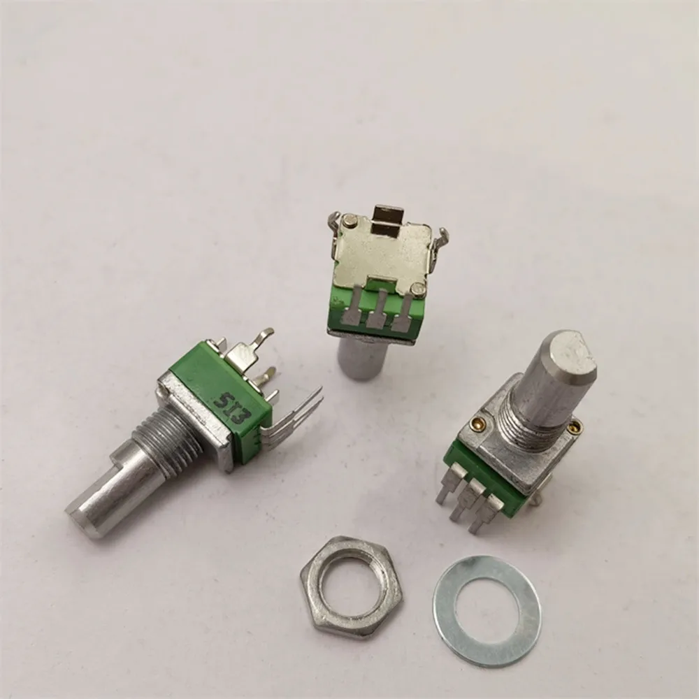 Original new 100% RK097N vertical single potentiometer B10K step 40 point handle length 15MMF (SWITCH)