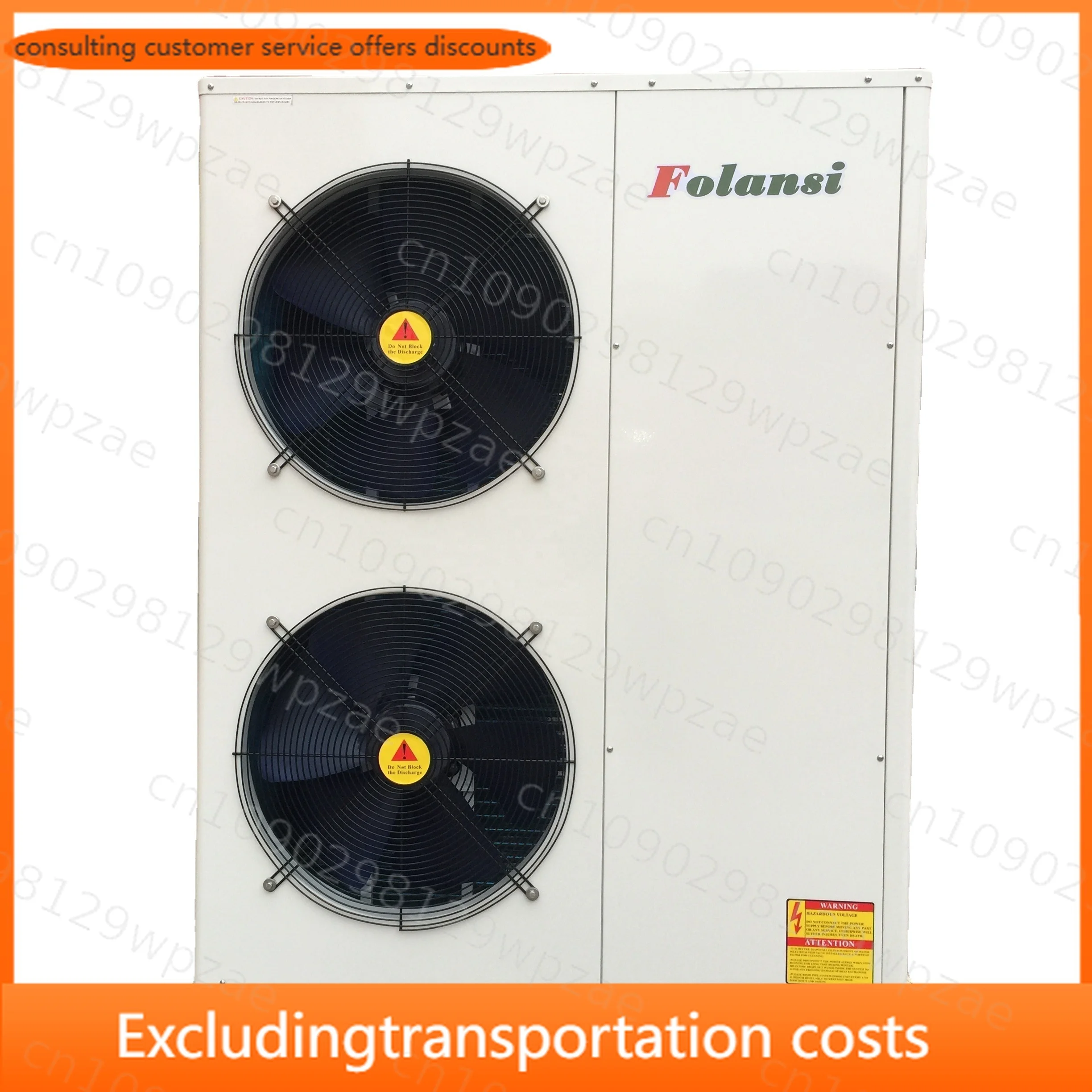 Folansi 27.1kw Air Source Heat Pump R410A/R32 High Efficiency Class A+ Storage Type Hotel Use WiFi FA-08