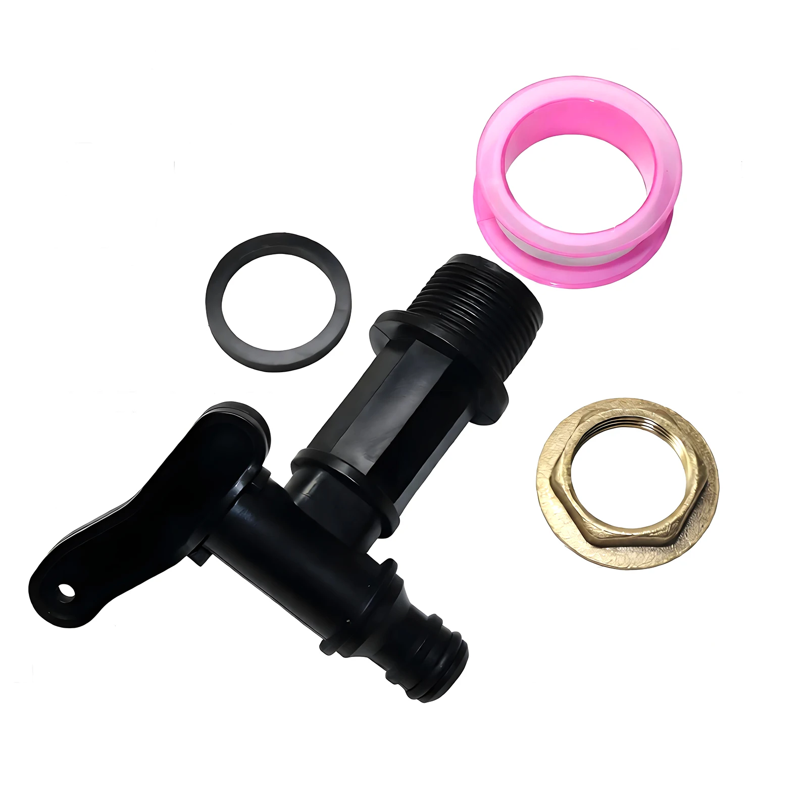 3/4'' IBC Water Tank Faucet Copper Nut Raw Material with Garden Irrigation Drip Irrigation Rainwater Bucket Faucet