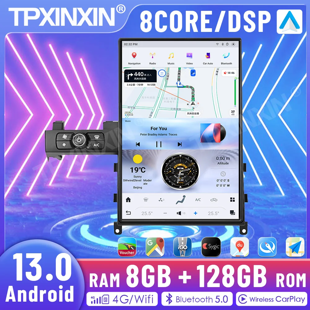 

Upgrade 14.4 Inch Android 13.0 For Nissan GT-R 2011-2016 CarPlay Car Radio Qualcomm Multimedia Player GPS Navigation Head Unit