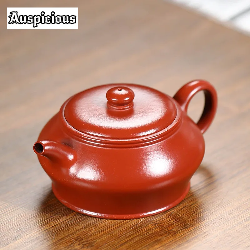 

180ml Yixing Teapot Purple Clay Pot Household Handmade Pot Kettle Home Drinkware Dahongpao Oolong Tea Chinese Zisha Tea Set Gift