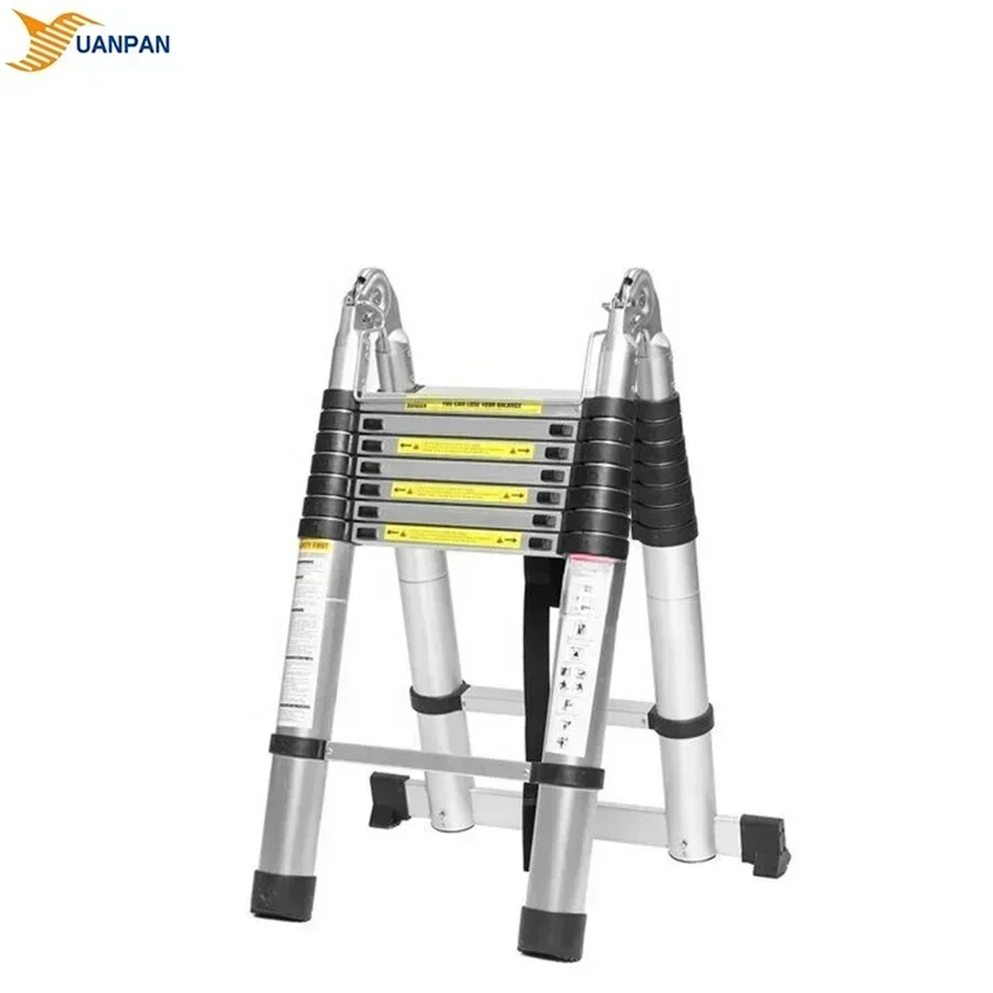 2*8 Steps Cheap Double Aluminum Multifunction Telescopic Portable Ladder