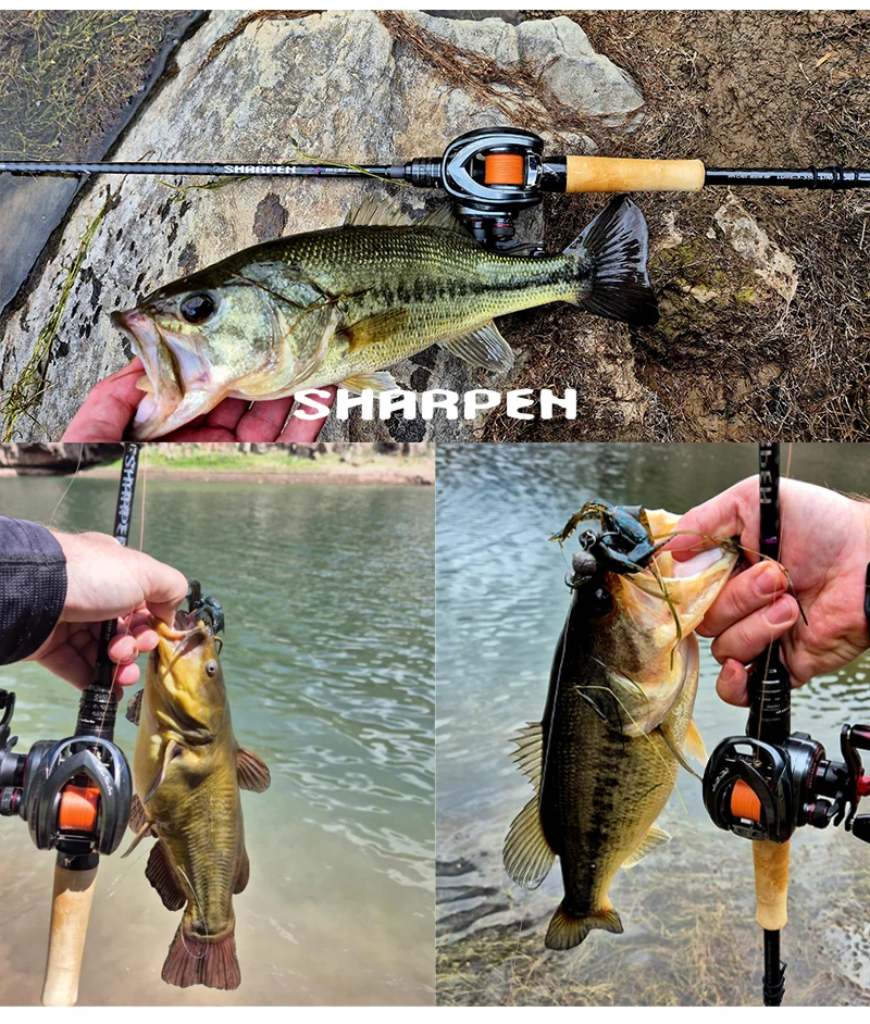 PURELURE ZANA 6KG Aluminiumlegierung-Rahmen Baitcasting-Rolle mit nur 3,5g Gewicht, 5,8g Spule, 7,6 Übersetzung, 4KG Bremskraft für Süß- und Salzwasser – Detail 27