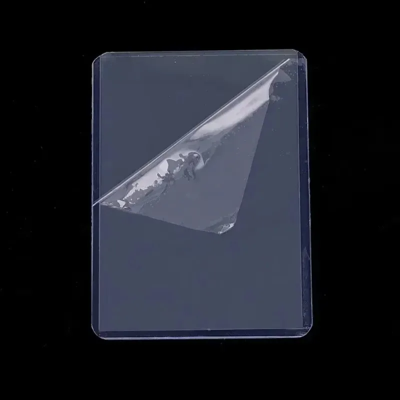 1-50PCS Wholesale 35PT Transparent Card Sleeves Idol Photo Game Card Protector Vertical and Horizontal Card Holder Cover 3x4''