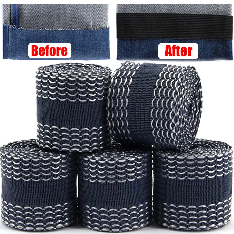 Self-Adhesive Tape for Trousers Legs Edge Shortening Sewing Tools Tape Paste Hemming Iron on Pants Jeans Clothes Length Shorten