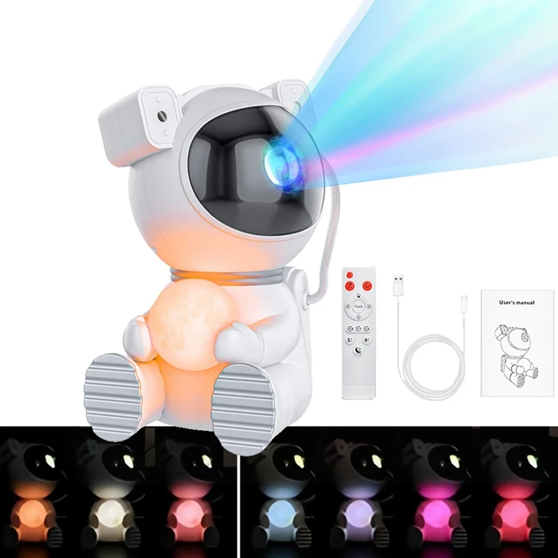 Astronaut Light Projector Projector For Bedroom Star Projector With Moon Light LED Nebula Night Light