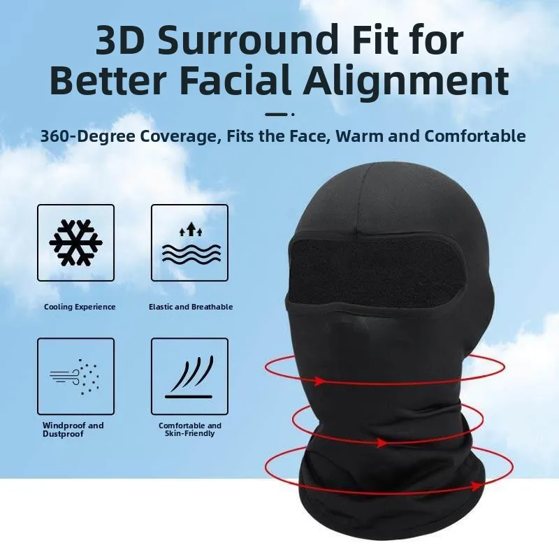Diving  Face Covering Swim Cap Surfing Free Snorkeling Sun Protection Breathable Face Guard Casual round Top Hat