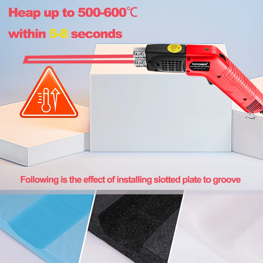 Air Cooling Electric Foam Cutting Tool Machine Groove Styrofoam Slotting Plate Carving Foam Heating Knife Polystyrene Hot Knife