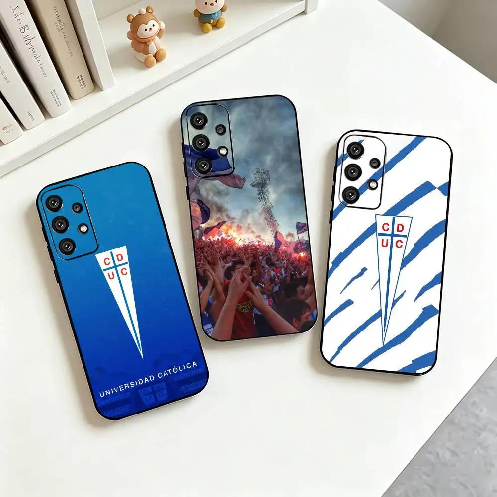 U-Universidad Catolica  Phone Case Black Silicone Soft For Samsung S25,S24,S21,S22,S23,S30,Ultra,S20,Plus,Fe,Lite