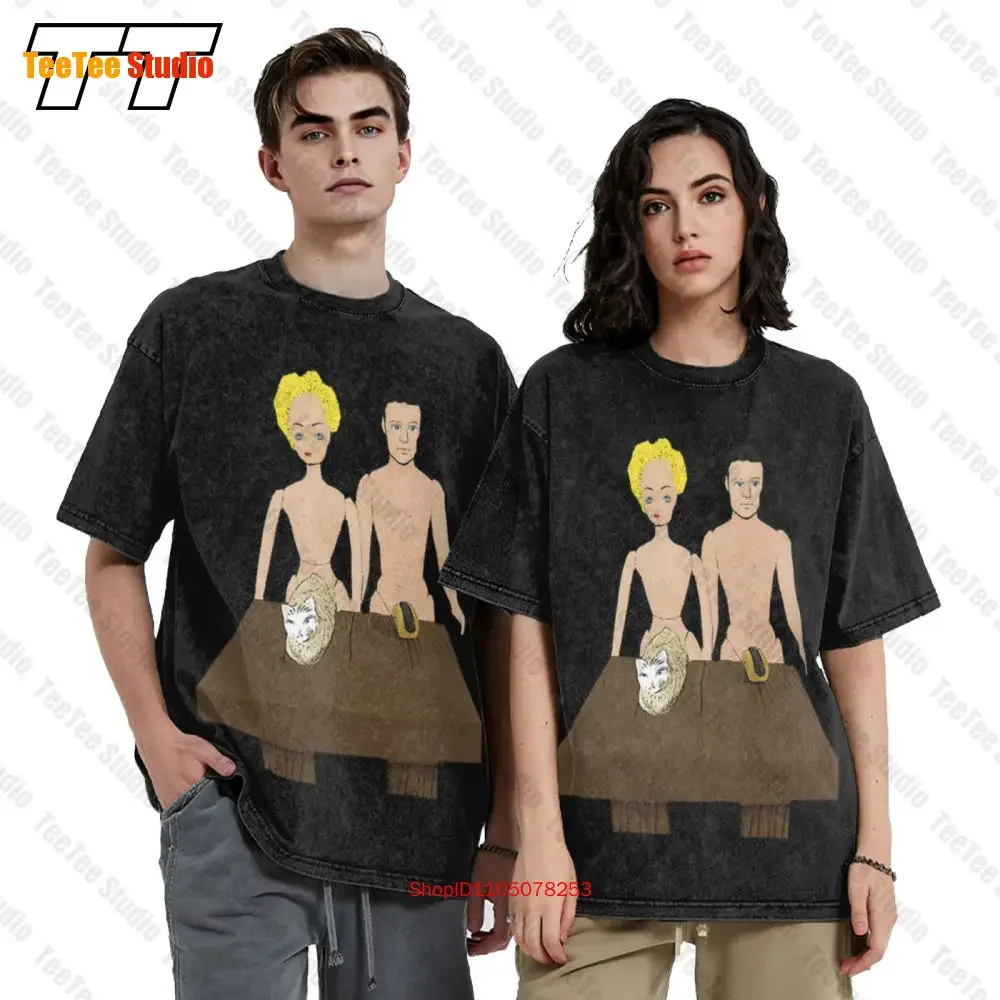 Pussy A Hot Dog Rude Funny Doll Humour Vintage Oversized T-Shirt 5BS8