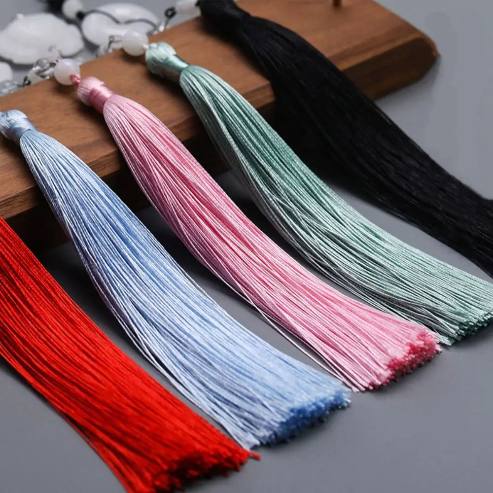 Imitation Jade Hanging Imitation Jade Lotus Pendant Classical Jewelry Accessories Hanfu Tassel Pendant Waist Pendant DIY Crafts