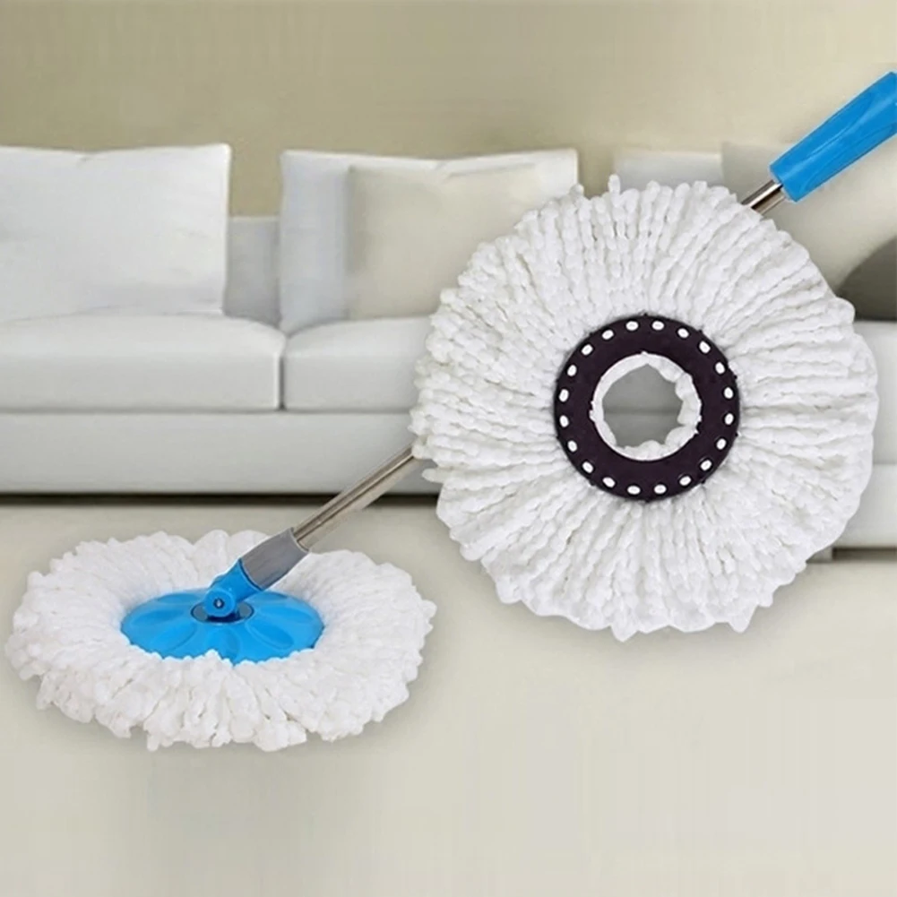 4 Pcs Spin Mop Heads For TBT-02 Cedar Easy Wring Mop Standard Size Microfiber Mop Head Refills Replaceable Accessories