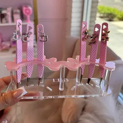 Lash Tweezers Display Stand Organizer Case Eyelash Tweezers Stand Sheelf Holder  Tweezer Stand Holder Lash Tweezers Storage Box
