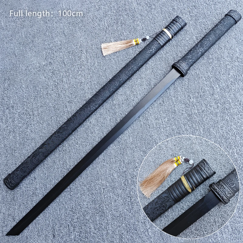 

Katanas Sword Pear Blossom Wood Swords Training Sword 1:1 Training Knife For Kids Tang Horizontal Knifes Children'S Toys