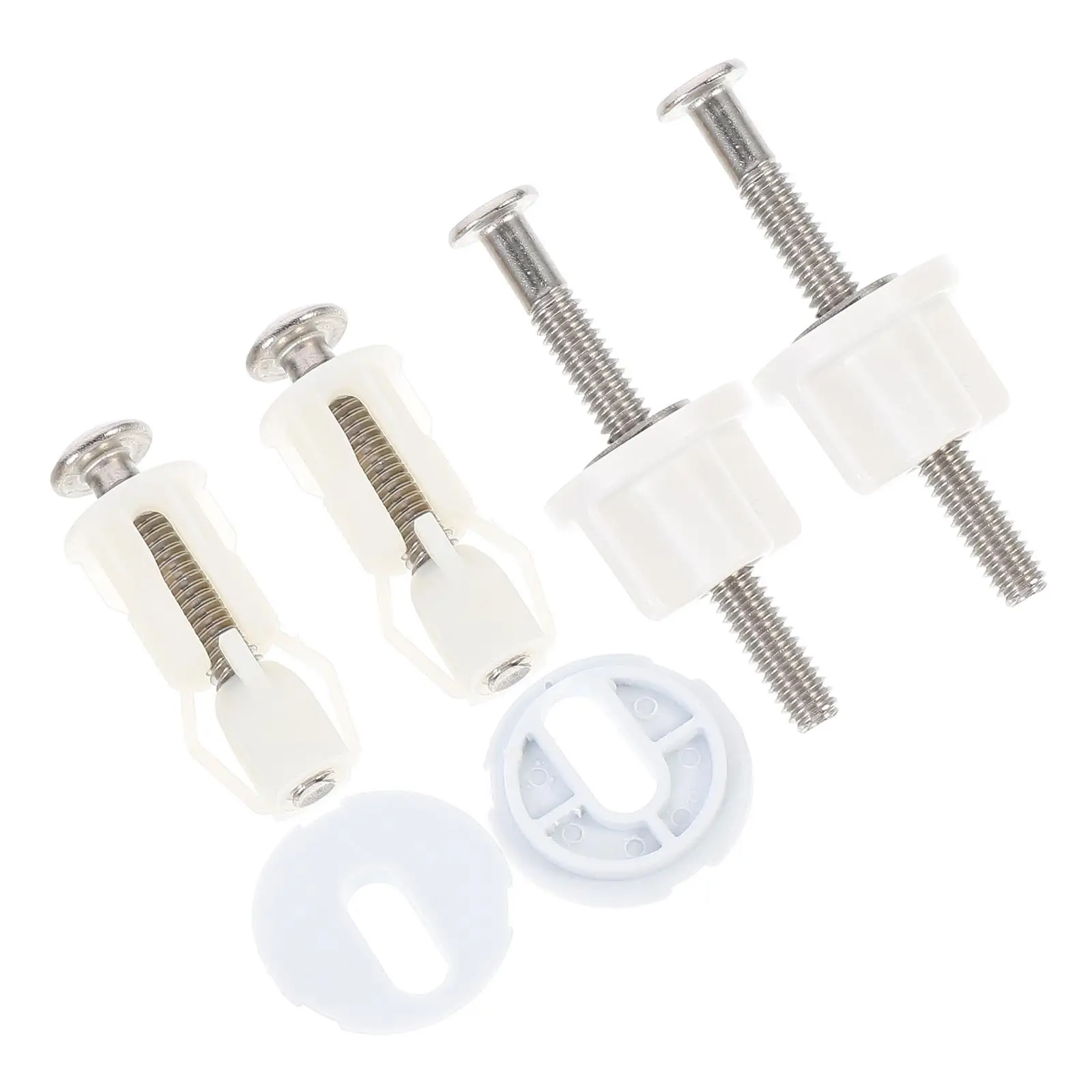 

Toilet Seat Expansion Screws Stainless Steel Nylon Durable Fixing Kit Replacement Bolts Nuts Toilet Lid Accessories Wear