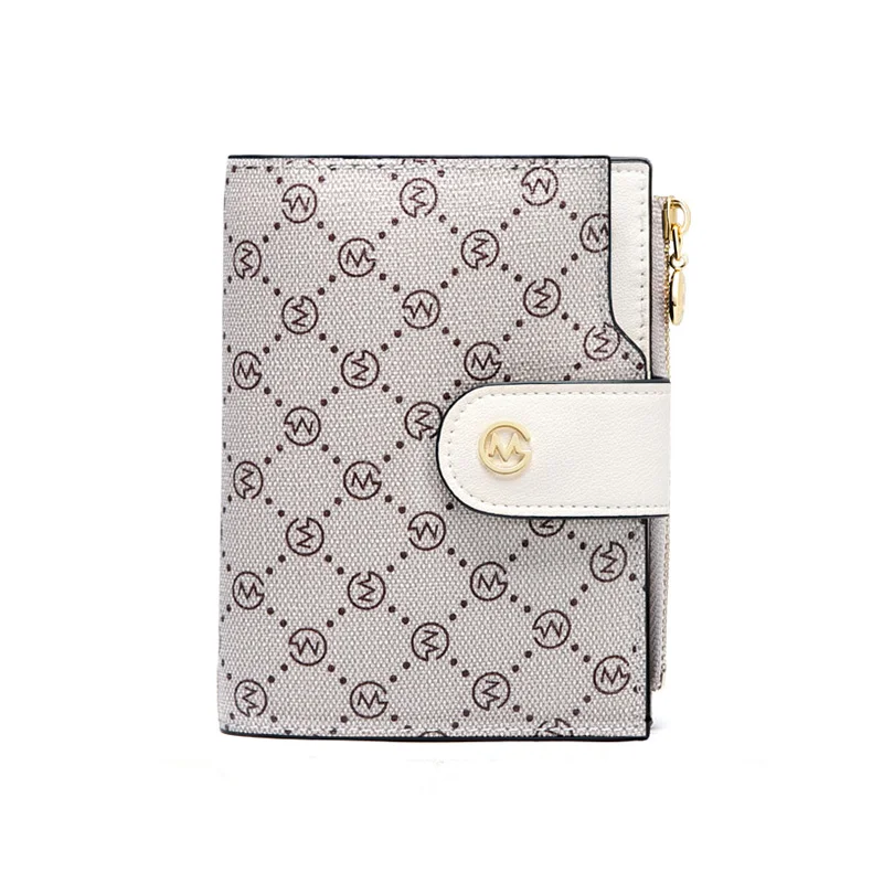 GOLF Wallet Women's niche design mini wallet, old flower card bag, 2023 new ins style short style zero wallet