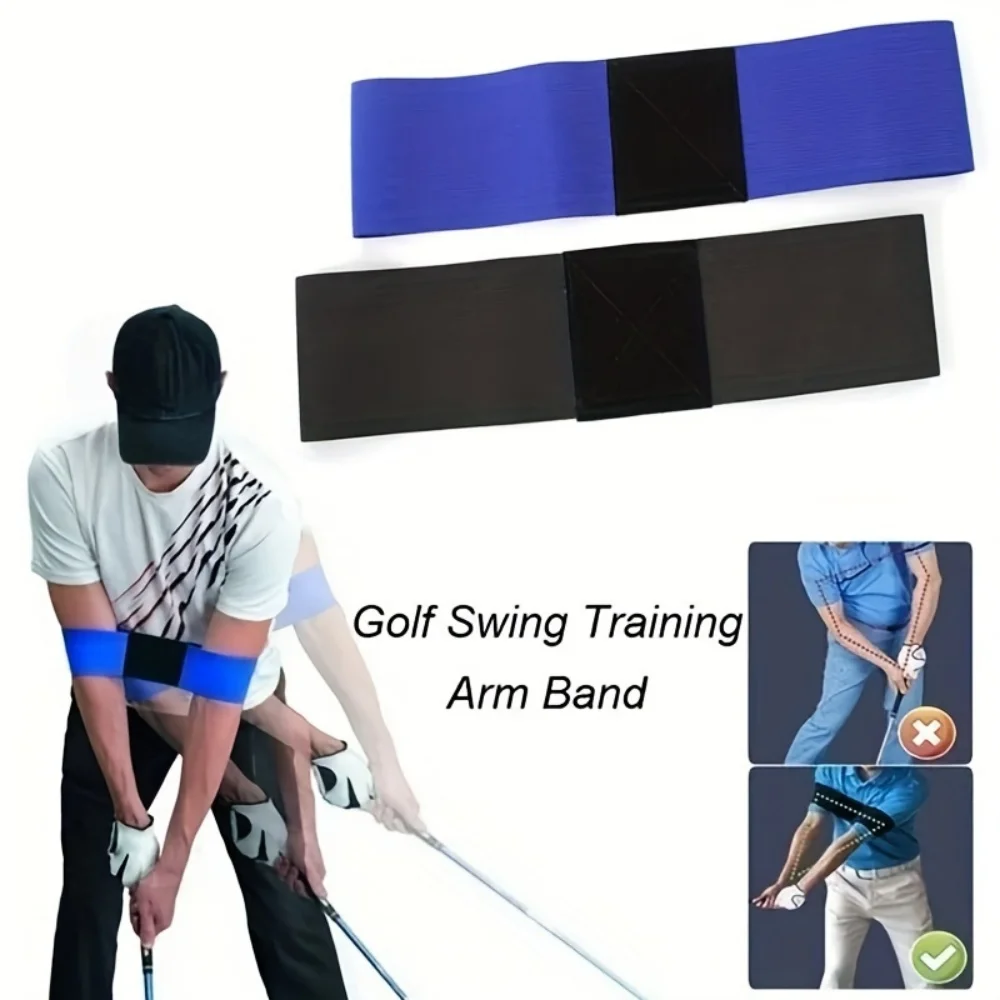 1 Golf Hand Movement Correction Belt, Swing Elastic Band Arm Corrector