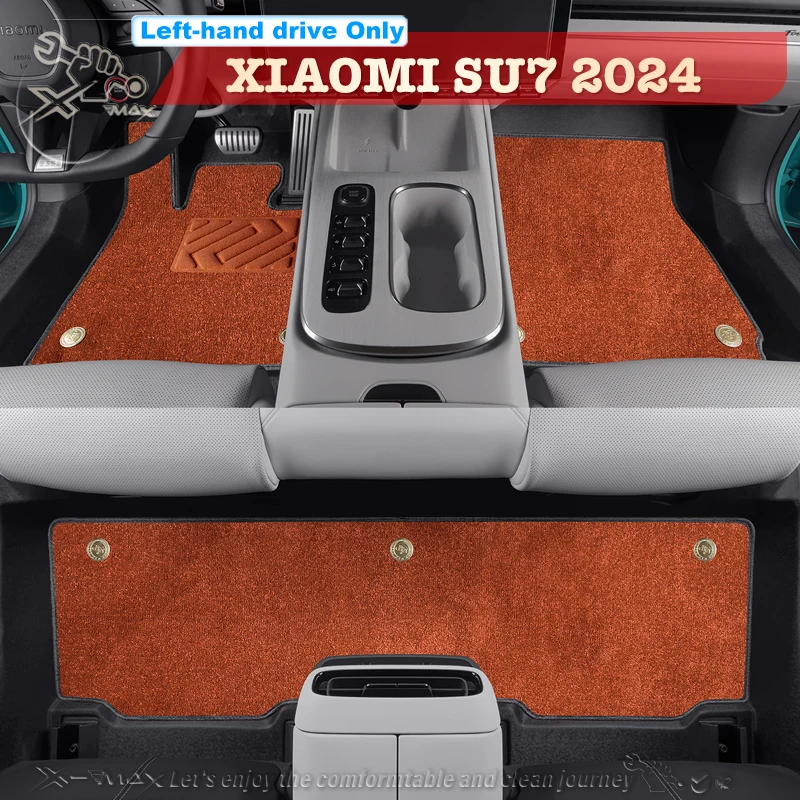 

Left-hand Drive Car Floor Mat For XIAOMI SU7 2024 Full Surround Foot Mat Automotive Floor Mat Floor Liner Water-proof Mat