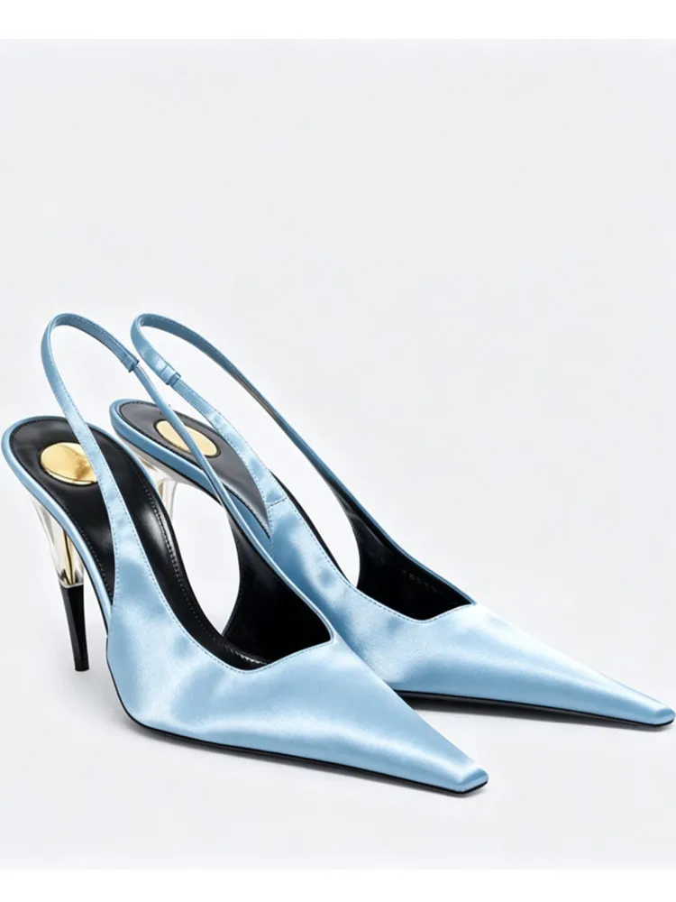 Light blue satin