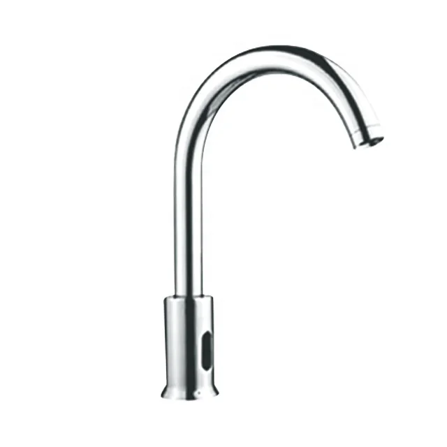 

T325 Factory Direct Sales Swan Neck Water Saving Bathroom Wc Faucet Auto Tap Brass Sensor Tap for Kitchen
